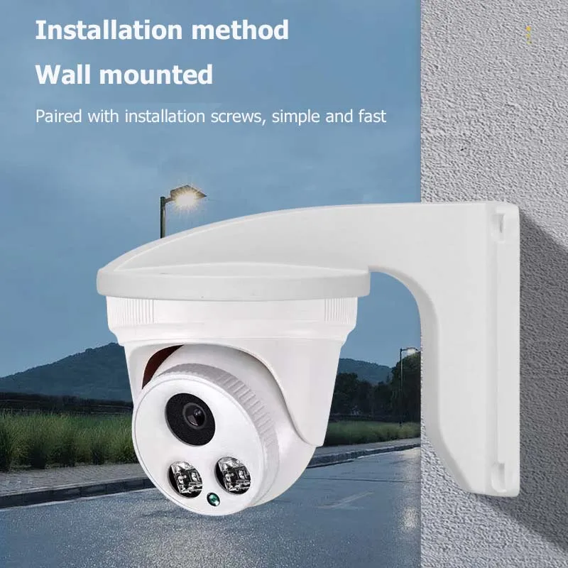 Surveillance Dome Camera Bracket Accessories Thickening Plastic L Type Durable Wall Mount Indoor Outdoor Cable Storage Box security camera stand camera holder stand camera holder surveillance camera security wall mount bracket security camera bracket camera mount panel camera mounting base security camera mount
