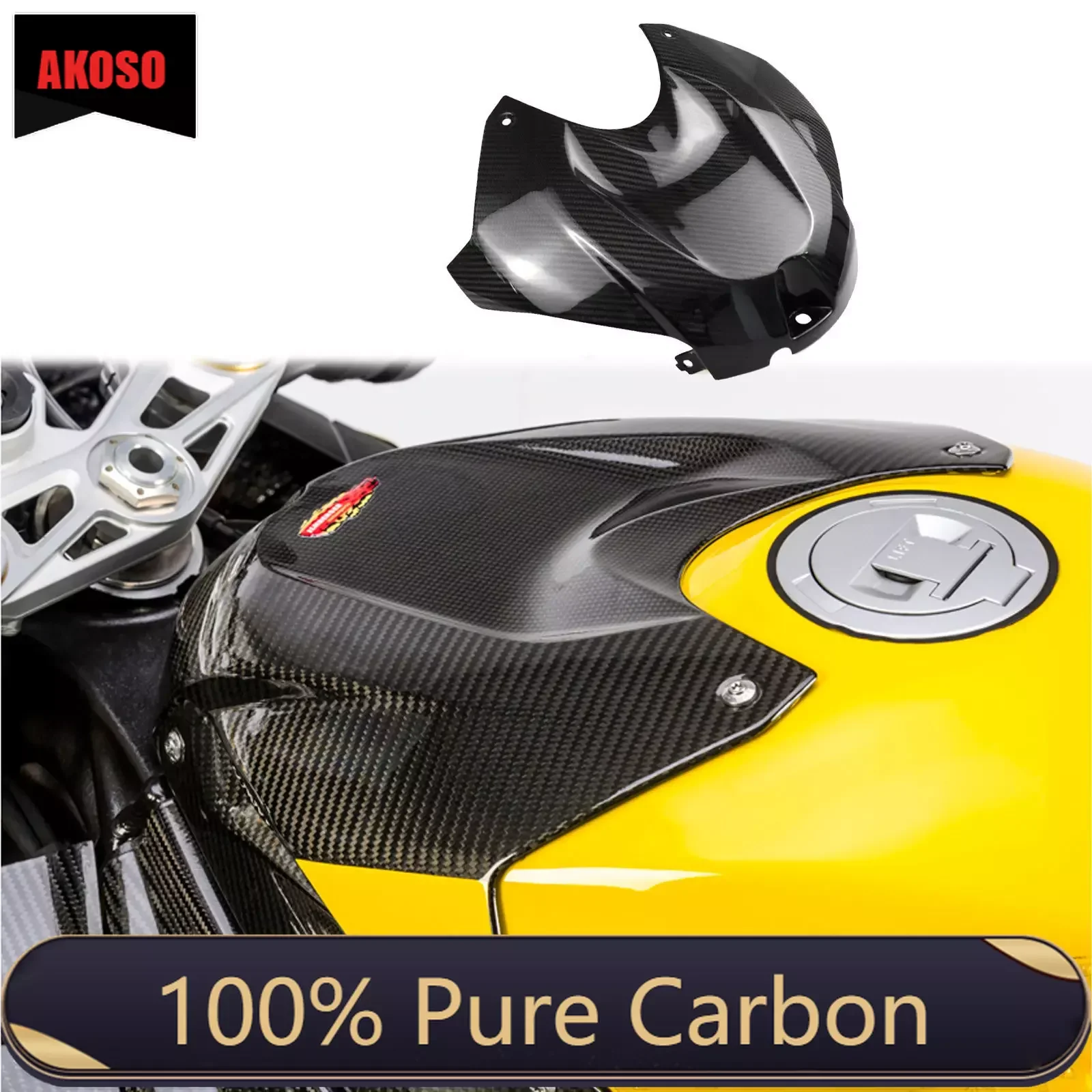 

3K Full Carbon Fiber Tank Cover Motorcycle Fairings Modified Body Parts Fairing Kit For BMW S1000R R 2015 2016 2017 2018