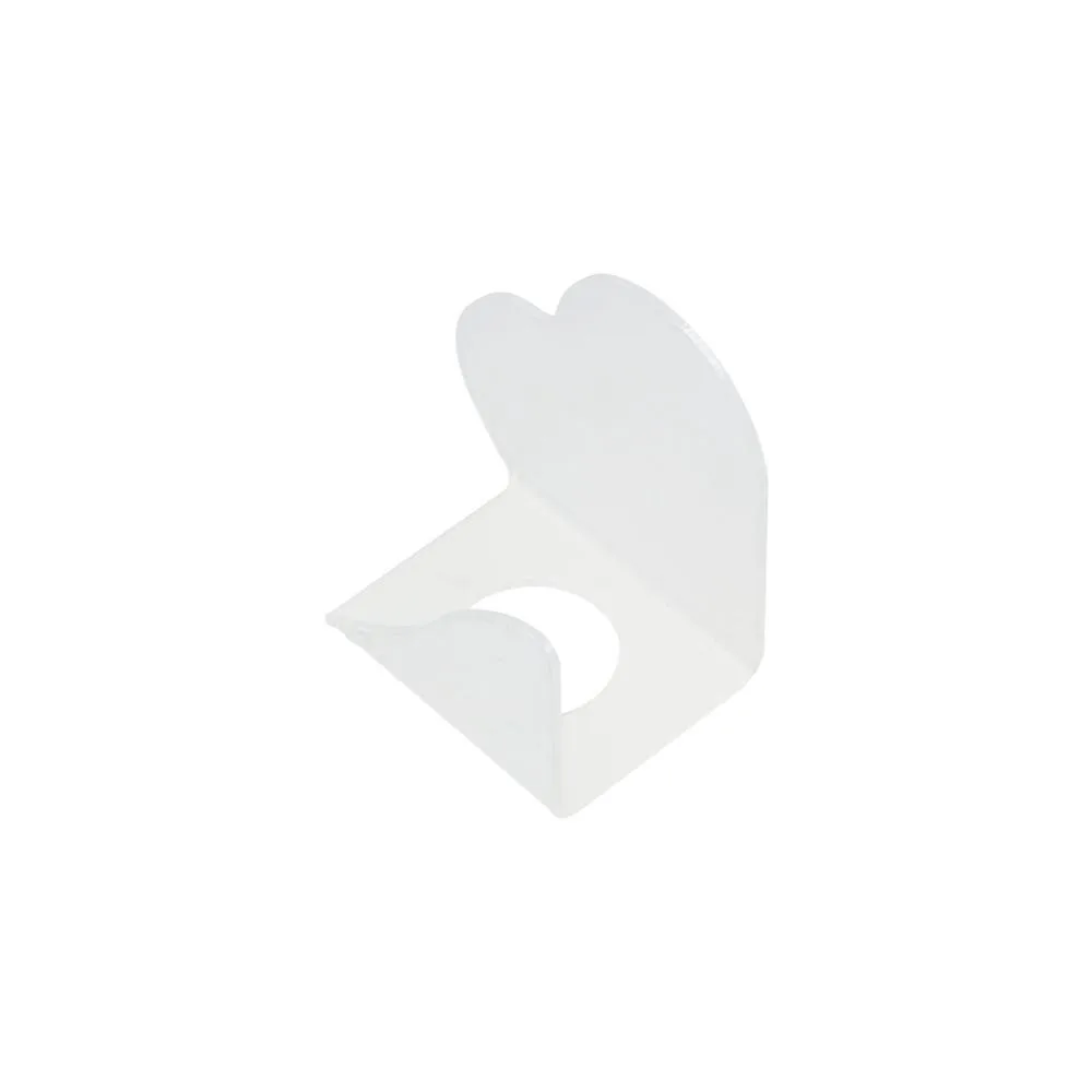 Portable Transparent Palette Lightweight Acrylic Handheld Foundation Mixing Palette Heart-shaped Reusable Paint Men nail art palette