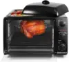 Gourmet ERO-2008SZ## Countertop XL Toaster Oven w/Top Grill & Griddle & Lid + Convection Rotisserie, Bake, Broil, Roast, T 1