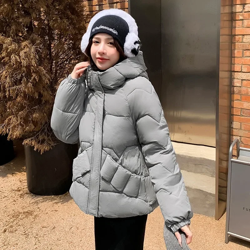 Рисунок 2 - Новинка 2024, женское пуховое пальто из хлопка