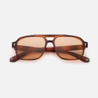 Marque de mode carré femmes hommes lunettes de soleil rétro Rivets femmes marque concepteur nuances UV400 lunettes de soleil nuances 1