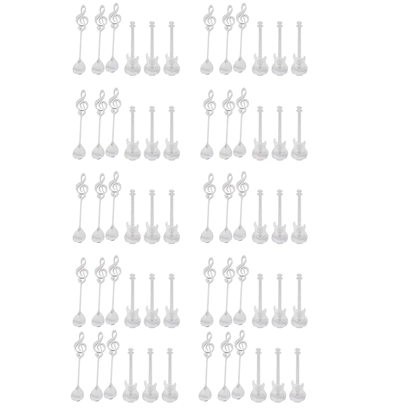 coffee-spoons60-pack-creative-cute-teaspoons-stainless-steel-staff-musical-notation-shaped-30-music-note-30-guitar