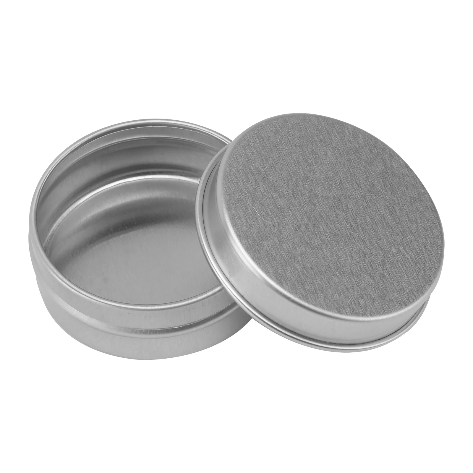

Tin Aluminum Tins Cans Metal Aluminium Cosmetic Round Empty Box Container Jar Screw Cancream Refillable Small Case Candle
