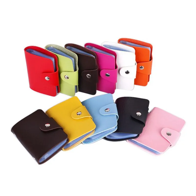 PU Leather Card Case for Men Women