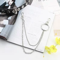 Ceinture en cuir PU pour femmes, boucle ardillon, Punk Wind Jeans, nouveau style de mode, noir, taille libre, ceintures à œillets pour pantalons 5