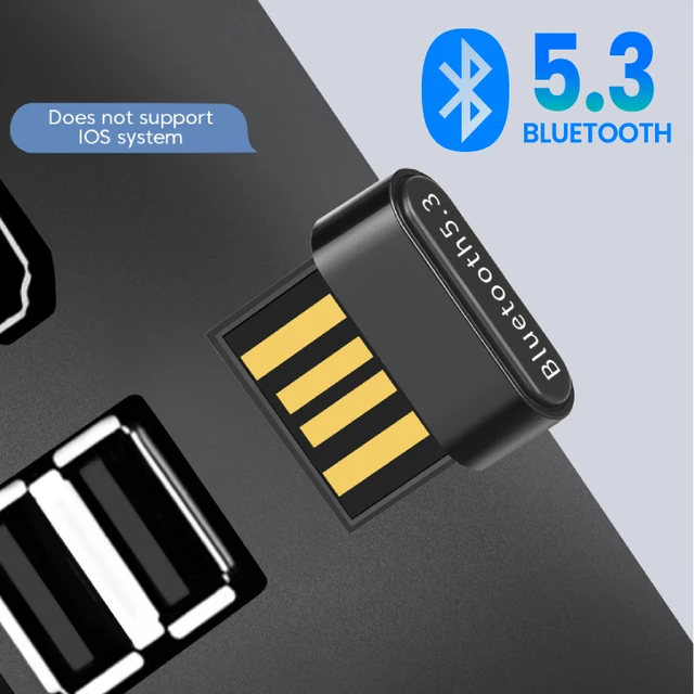 USB Bluetooth 5.3 Adapter for PC Laptop Speaker Mouse Music Audio