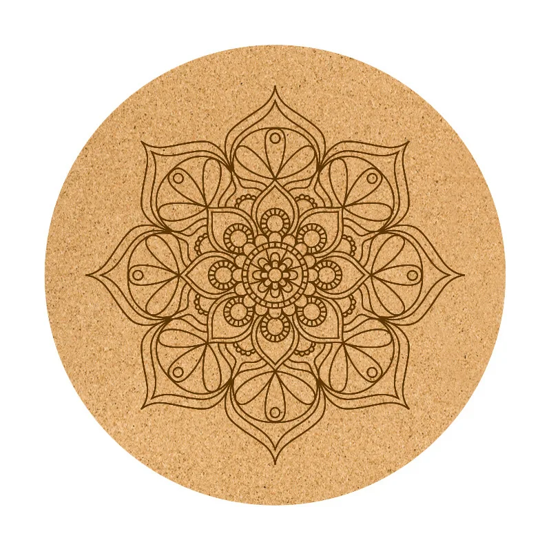 Cork Meditation Mat Natural Rubber Small Round Yoga Mat Meditation  Meditation Mat Worship Buddha Mat Gym Mat Esteras Excercise - Yoga Mats -  AliExpress