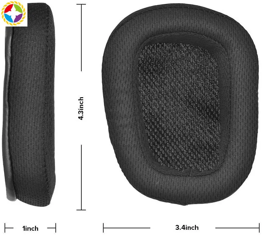 

Ear Pad For Logitech G633 G933 Headset Replacement Headphones Memory Foam Replacement Earpads Foam Ear Pads
