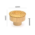 1pc Yellow Rattan