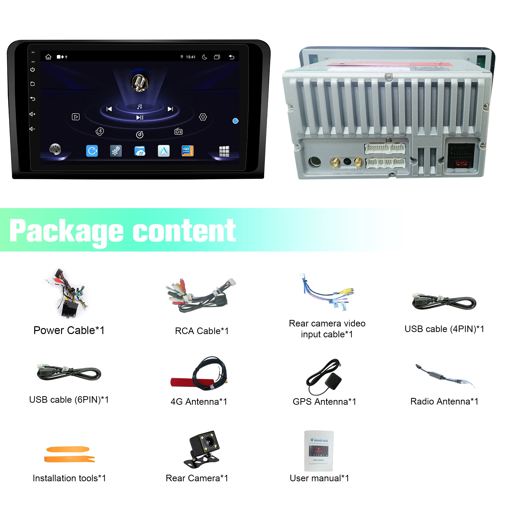 Car Radio Stereo For Mercedes Benz GL ML Class W164 X164 ML350 ML450 GL320 GL450