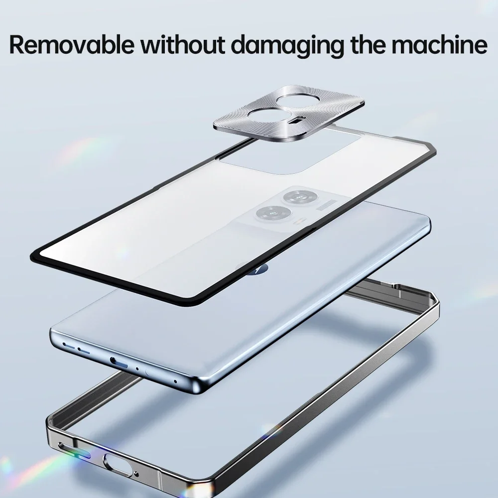 Luxury Matte Metal Case with Enhanced Protection - Sleek Frame and Durable Back Cover