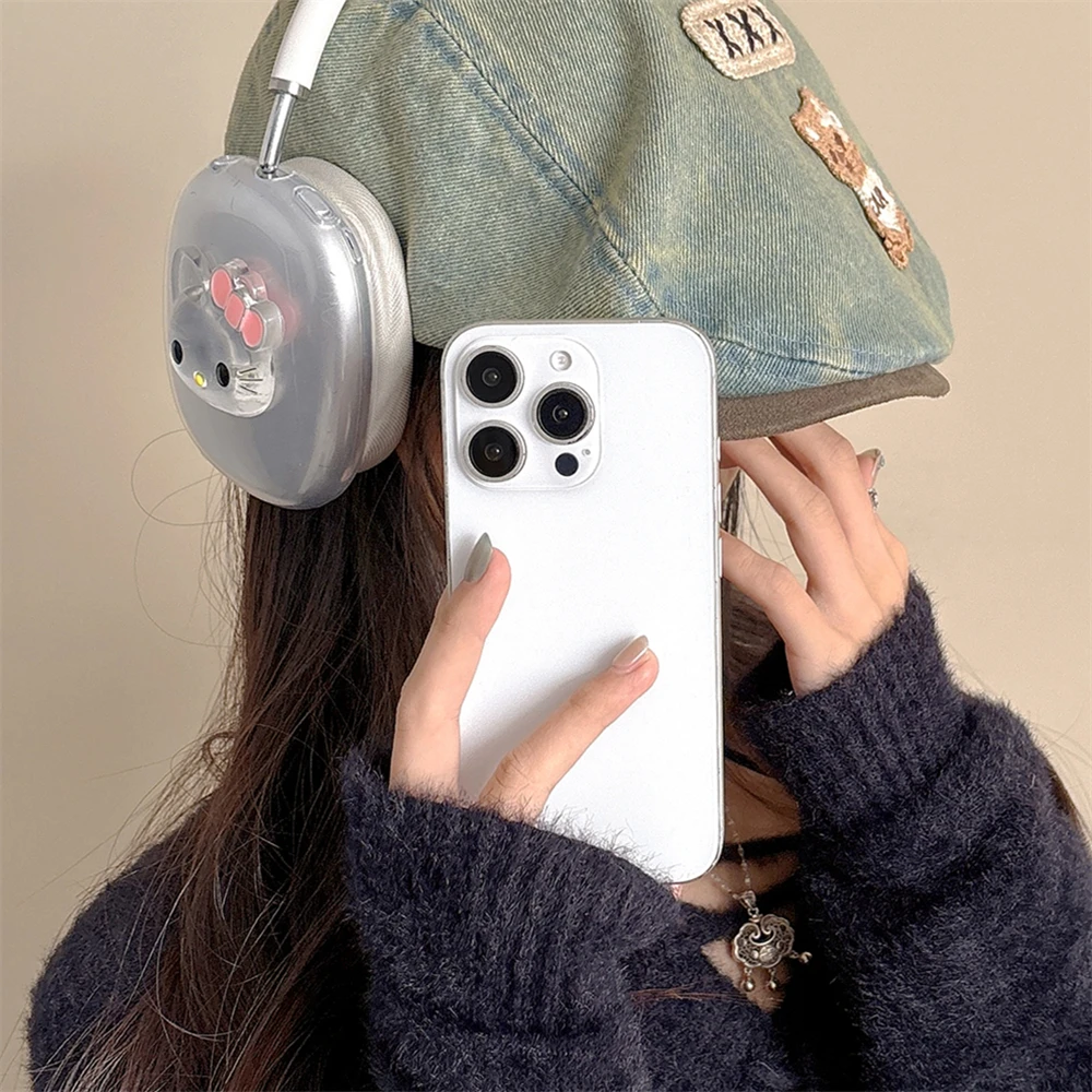 حافظة MINISO شفافة لهاتف Apple Airpods Max حافظة و...