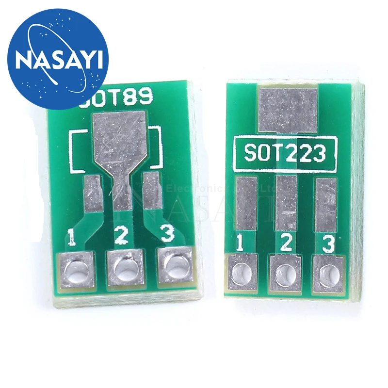 10 teile/los SOT89 zu DIP SOT223 auf DIP-Adapter platine 1,5mm Pitch Pin Abstand SMD Universal platine