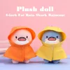 Cute Raincoat Fats Sharks Doll Keyrings Stylish Backpack Keyrings Pendant For Key Handbag Decor 1