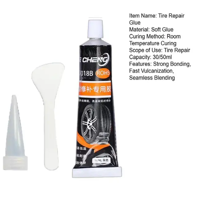 Kit Riparazione Pneumatici Kintsukuroi - Colla E Chiodi Per Fori E Crepe, 120ml, Per Auto E Moto - Foto 6