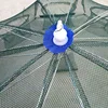 Folding Fishing Network Outdoor Strengthened 4-8 Holes Automatic Fishing Net Shrimp Cage Nylon Foldable Fish Trap Cast 4