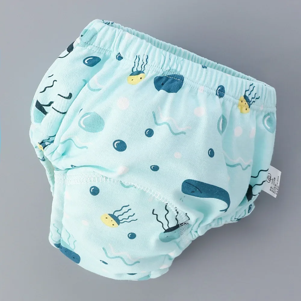 

Baby Training Pants Washable Six Layer Gauze Kids Cloth Diaper Breathable Girl Underwear Unisex Panties for Four Seasons