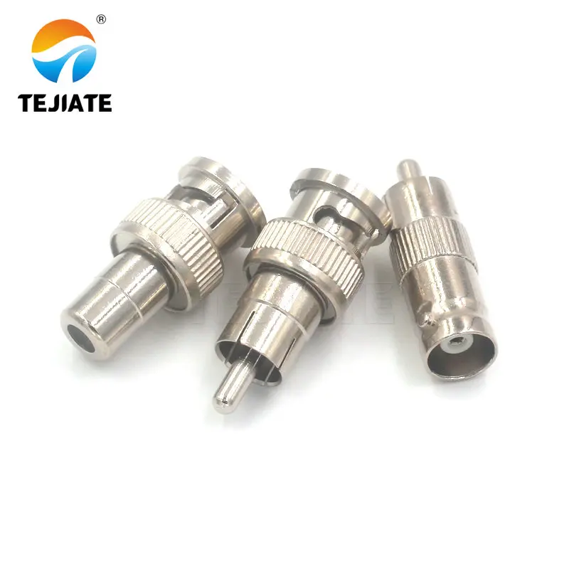 5PCS BNC to RCA adapter BNC-RCA male female direct conversion RF coaxial adapter plug, used for system CCTV cameras