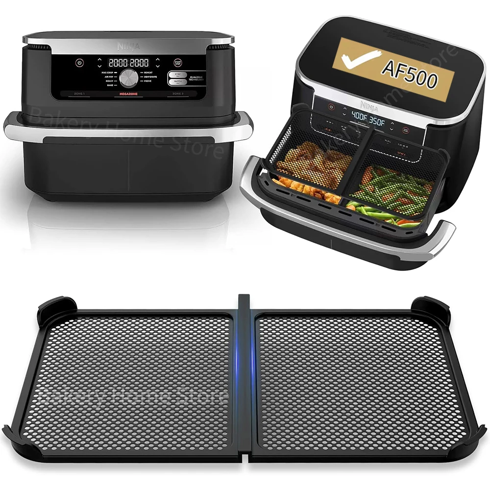 Foldable Air Fryer Splash Guard Ninja AF500EU Reusable Silicone Anti Splash Ninja Foodi 10.4L Air Fryer Accessories