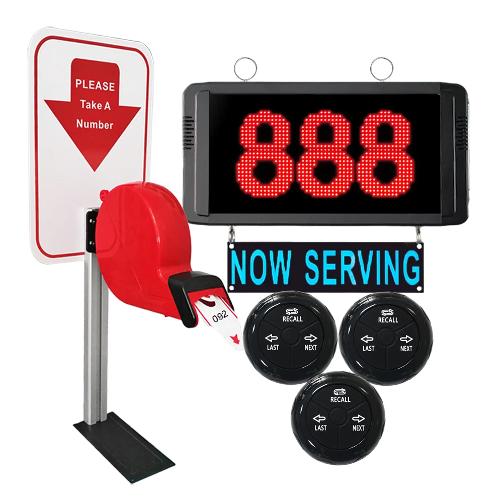 Wireless Queue Number Calling System Take a Number System waiting restaurant Pager ticket dispenser