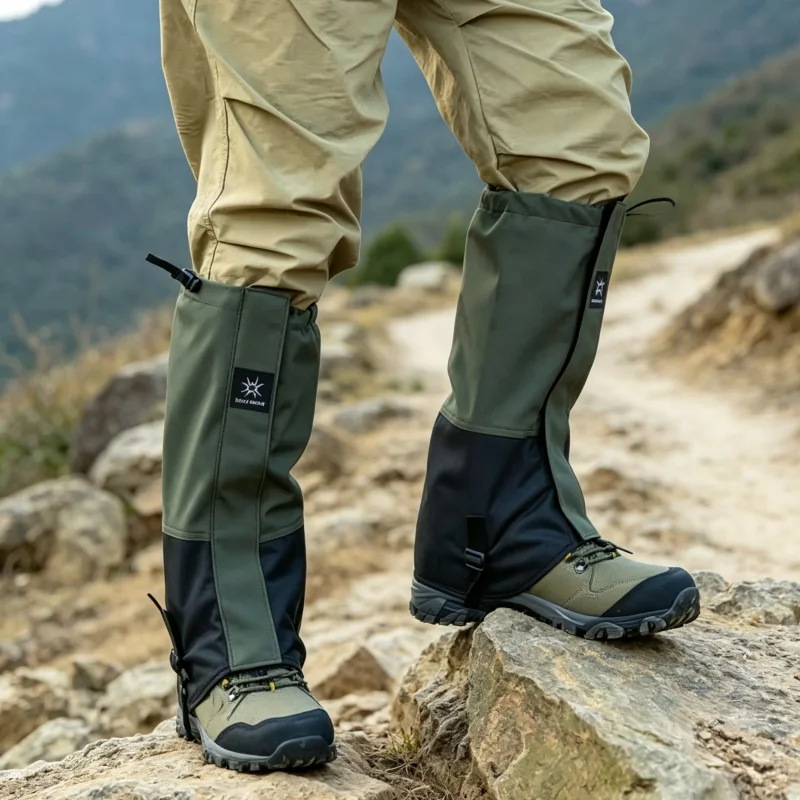  slider image of Durable Waterproof Leg Gaiters