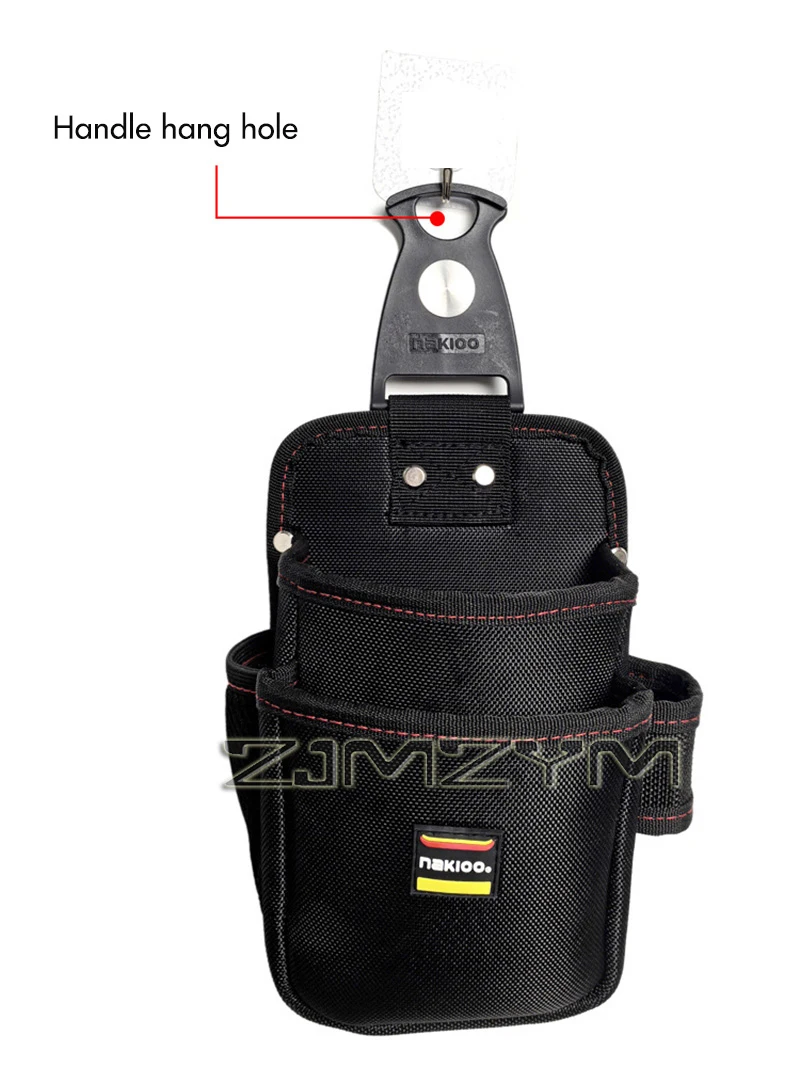 Rotierendes, schnell hängendes Werkzeugset, multifunktionale Elektrikertasche, tragbare Hüfttasche zum Aufhängen, Hüfttasche für die schwache Stromwartung – Detail 9