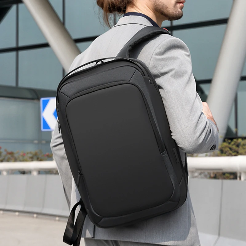Heroic Knight Men’s Business Backpack Large Capacity 15.6“Laptop Bags Anti Theft Travel Waterproof USB Charging Luxury Backpack 3