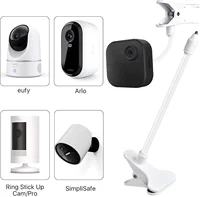 Support de caméra Flexible universel pour moniteur de bébé, pince à Clip, sans poinçonnage, Support de Webcam, Kit de montage torsadé, se fixe au berceau 3