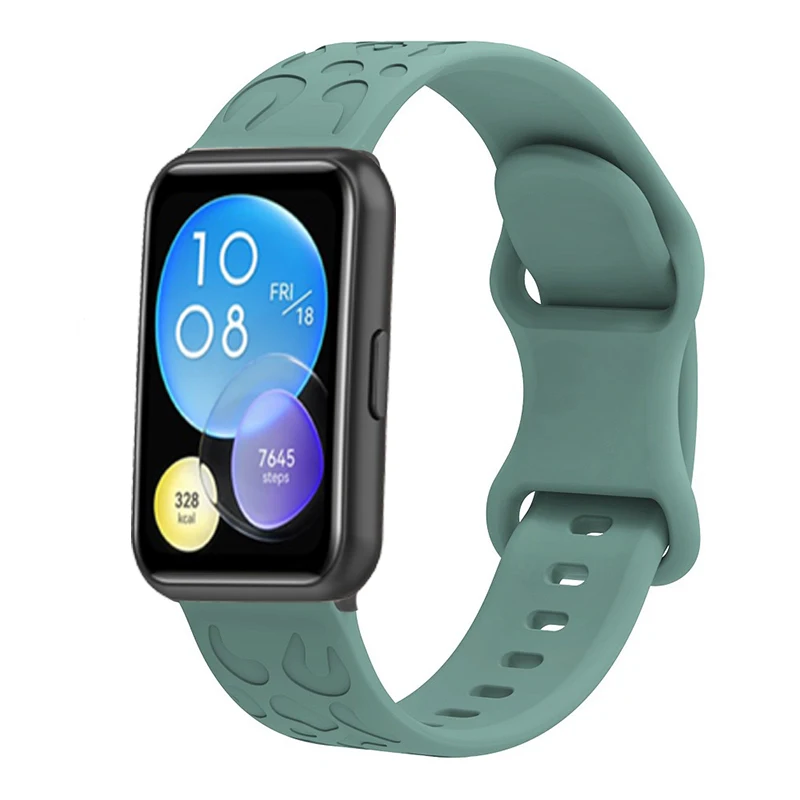 Leopard Silicone Engraved Strap