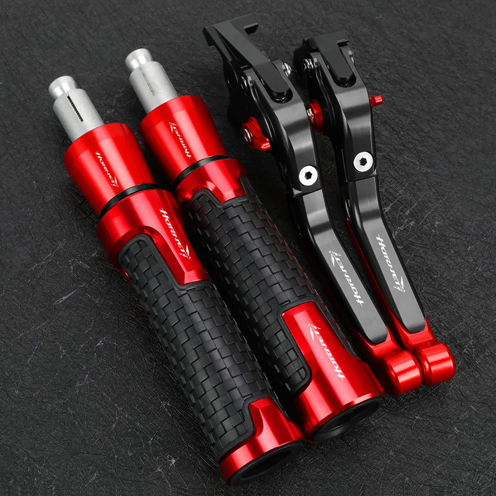 

For Honda CB600F CB599 Hornet 2007-2013 Motorcycle Extendable Brake Clutch Levers Handlebar Handle Grips Ends Slider Accessories