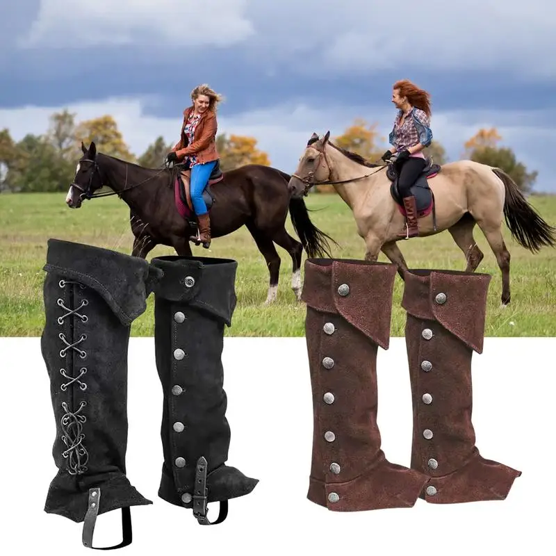 

Steampunk Boots Cover Adjustable Renaissance Boots Cover For Adults Steampunk Shoe Cover With Silver Buttons Cosplay Accessories