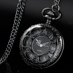 Vintage Quartz Pocket Watch Men's Personality Necklace Chain Clock Dropshipping reloj hombre