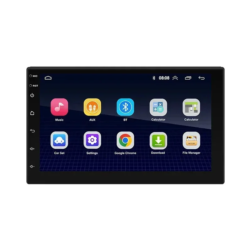 Universal 2 Din 7'' Touch Screen Gps Wifi Rear Camera Android Car Dvd Radio Android 10 Mp5 Player
