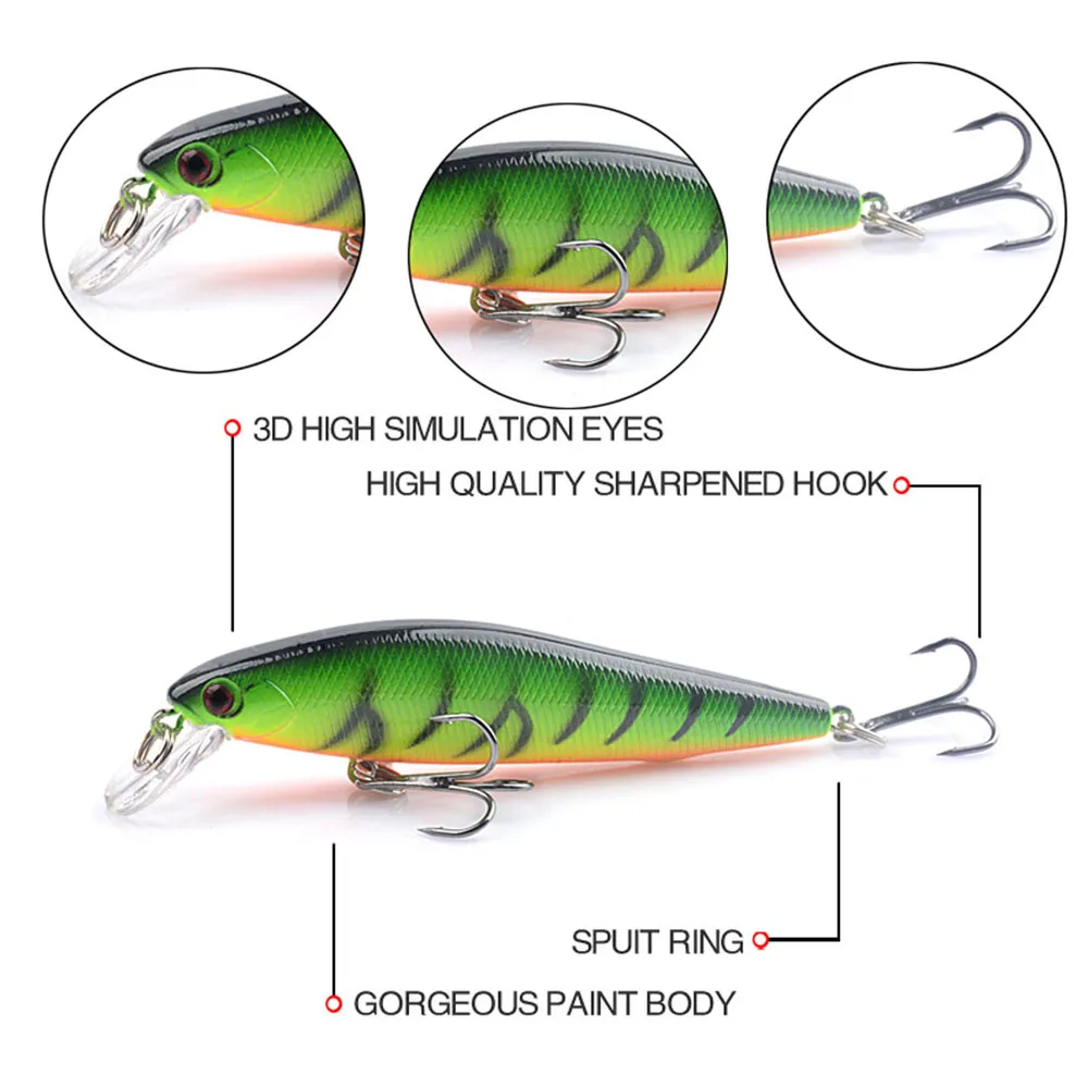 Fishing Lure Accessories Slow Sinking In Water 7-10g Stuff Realistic  Swimming MINNOW Hard Bait Accessory