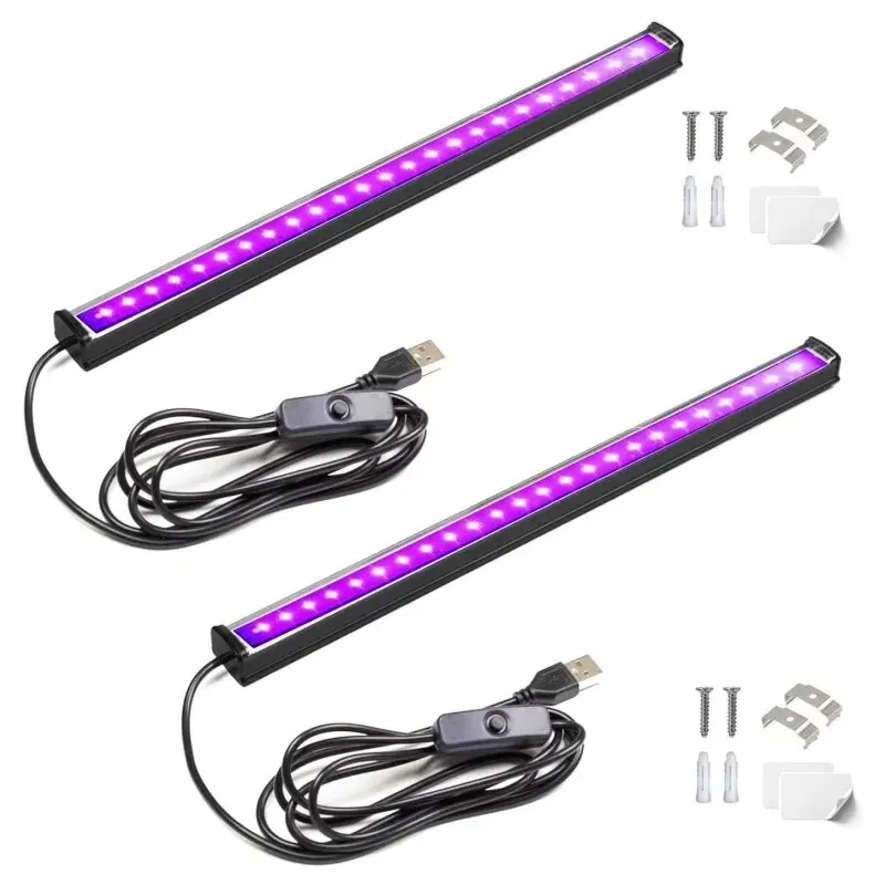 Black Light Bar 6W USB UV Light For Body Painting Tapestry Poster Glow Party Cabinet