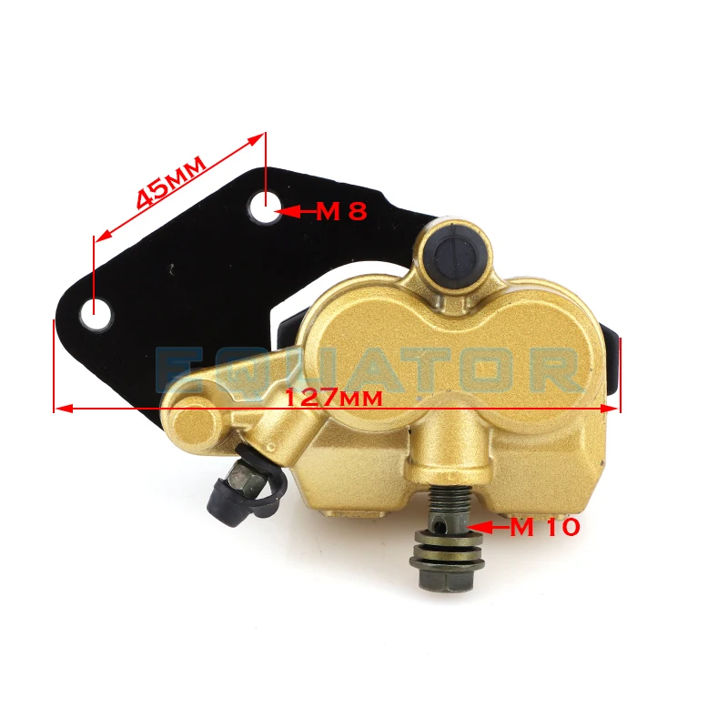 Brake Caliper for a variety of 50cc, 125cc, 150cc and 250cc GY6 QMB139 Scooters Motorcycle Brake Pump With brake pads