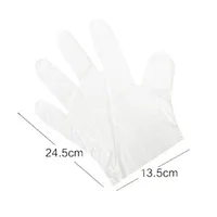 100Pcs Disposable Transparent Gloves