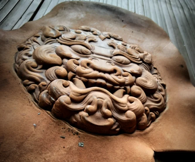수작업 도구, 가죽 성형 몰드, 수제 가죽 도구, 사자 3D 모델링 몰드