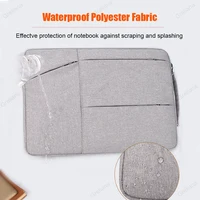 Laptop Bag 13.3 15.6 14 inch Waterproof Notebook Case Sleeve For Macbook Air Pro 13 16 15 Lenovo Computer Handbag Briefcase Bag - Image 2