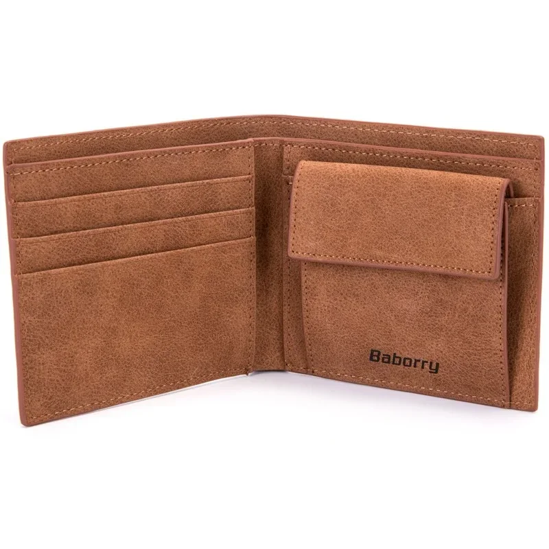 Mens Wallet Fashion Rfid Men Wallets with Coin Bag Zipper Small Mini Wallet Purses New Design Dollar Slim Money Bag