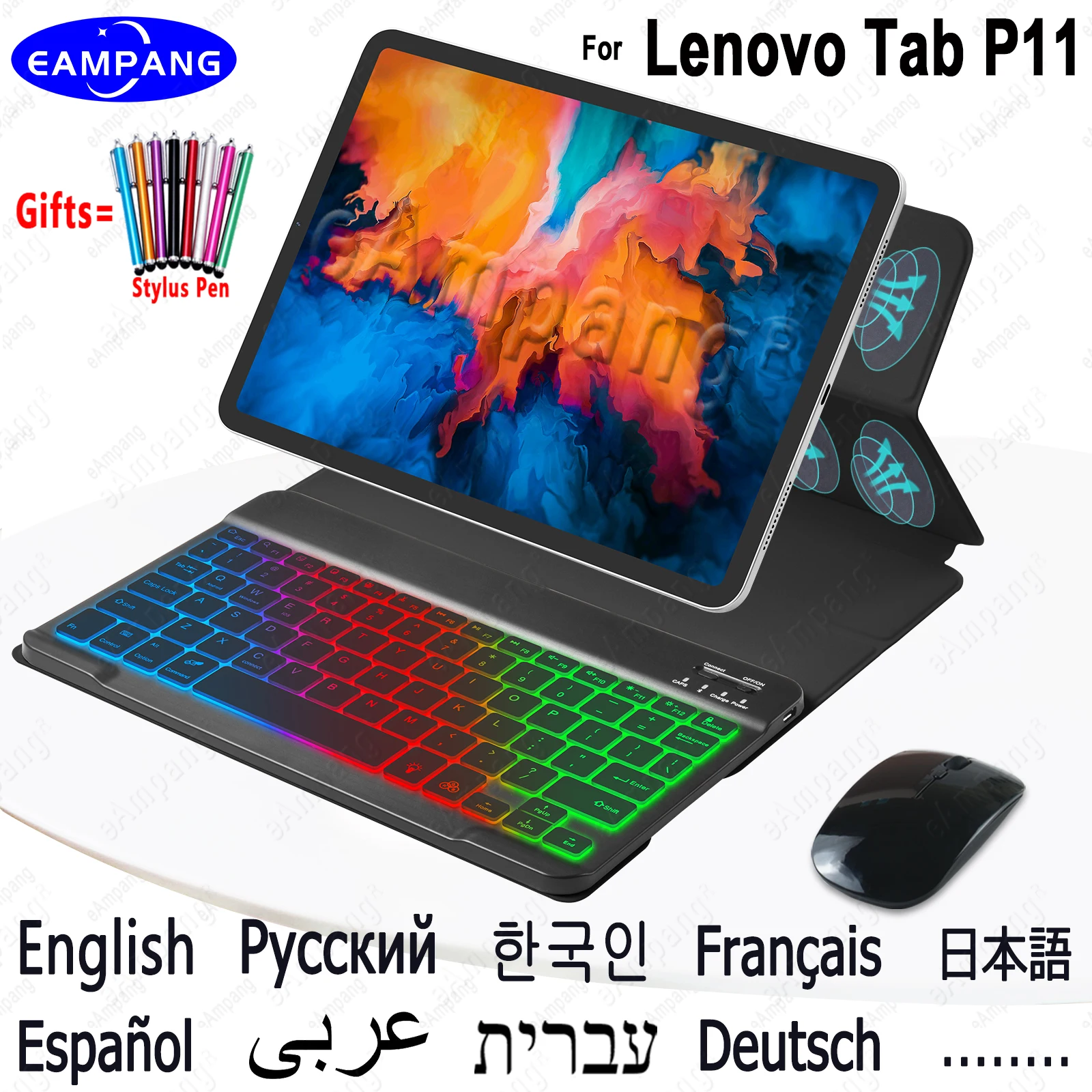For Lenovo Tab P11 11 2021 Xiaoxin Pad P11 Plus Keyboard Case Tbj606f