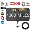 Antenne TV 4K pour TV numérique globale 1080P DVB-T2 4000 Mile HD