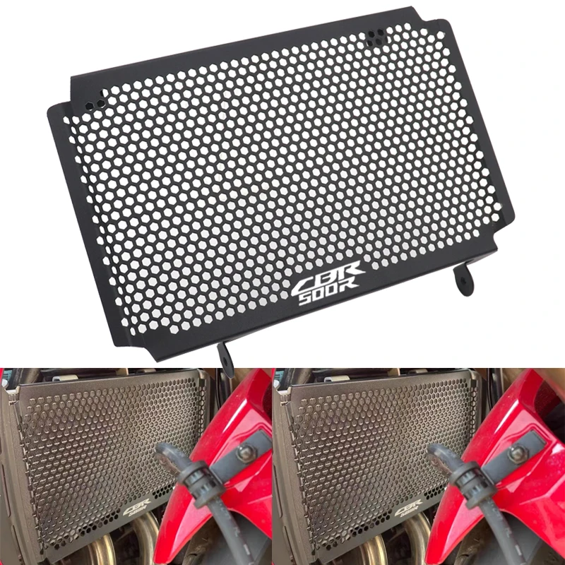 

Мотоциклетные аксессуары для Honda CBR500R CBR 500R 500 R 2013-2019 2020 2021 2022, алюминиевый радиатор, решетка радиатора, защитная крышка