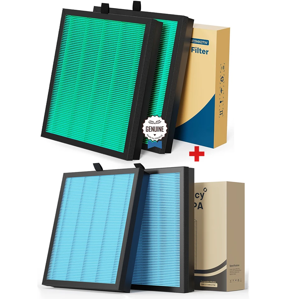 AROEVE 4 in 1 HEPA Air Purifier Filter Set