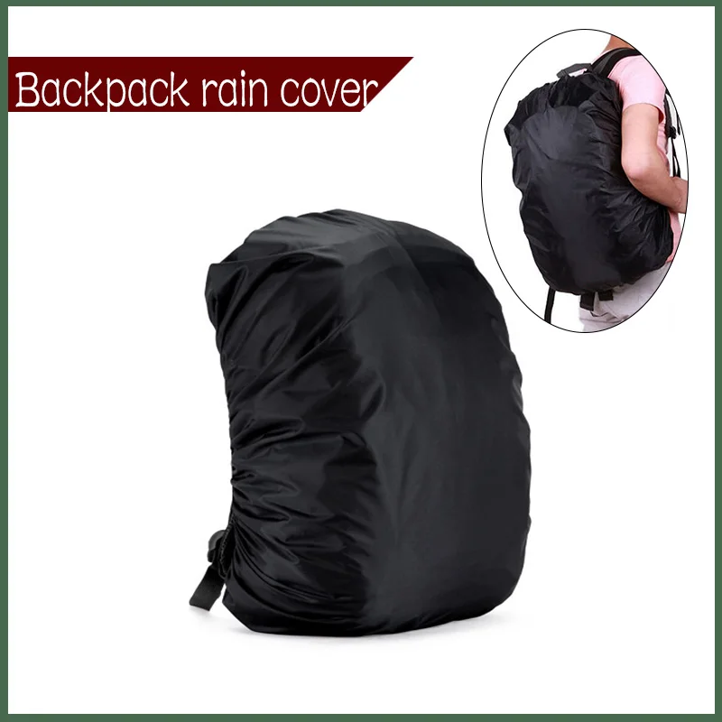 

Waterproof Backpack Cover for Camping, Hiking, Climbing Bag, Rainproof, Outdoor, Dustproof, Rain Cover, Equipment, 70L