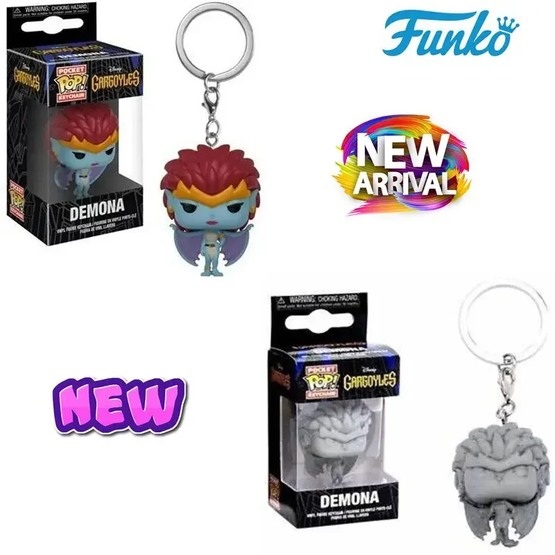 Funko POP DISNEY Pocket Pop Llavero Juguete Gárgolas DEMONA Figura de Vinilo Muñecas Colección Modelo Juguetes para Niños Regalos de Cumpleaños