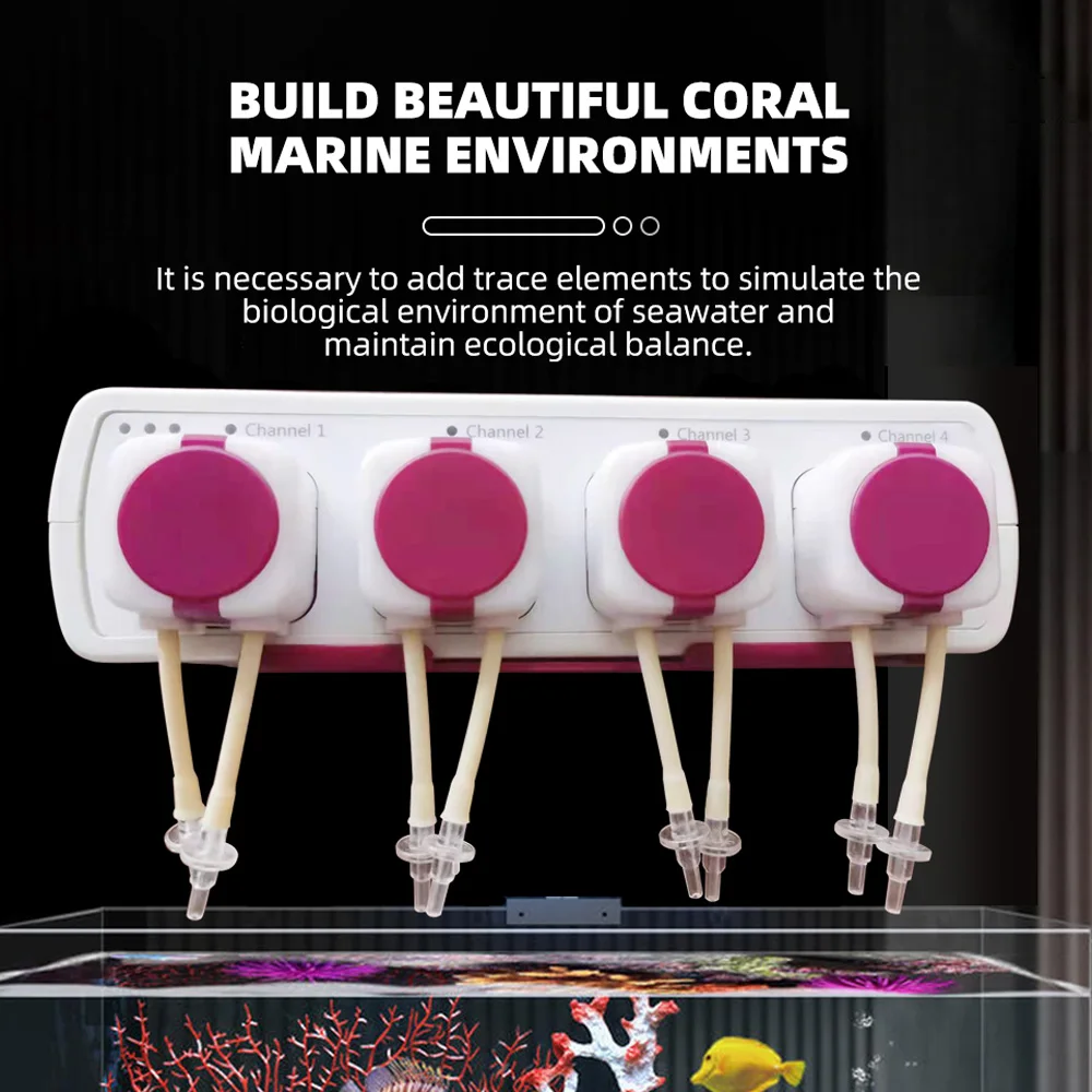 Jebao Jecod Dosing Pump-Automatic Marine Reef Doser Water Pump Filter New MD4.4 WIFI Control 12V 3W 9W Aquariums Accessoires water pump aquarium water pump fish tank pump aquarium dosing pump