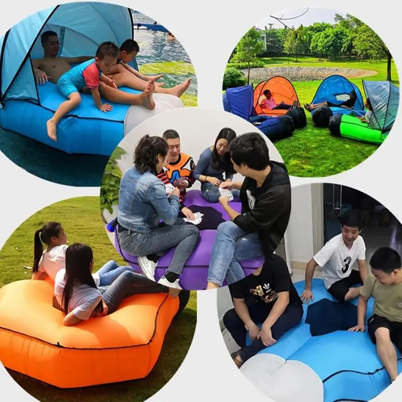 Inflatable Couch Camping Inflatable Lounger Air Sofa With Unique
