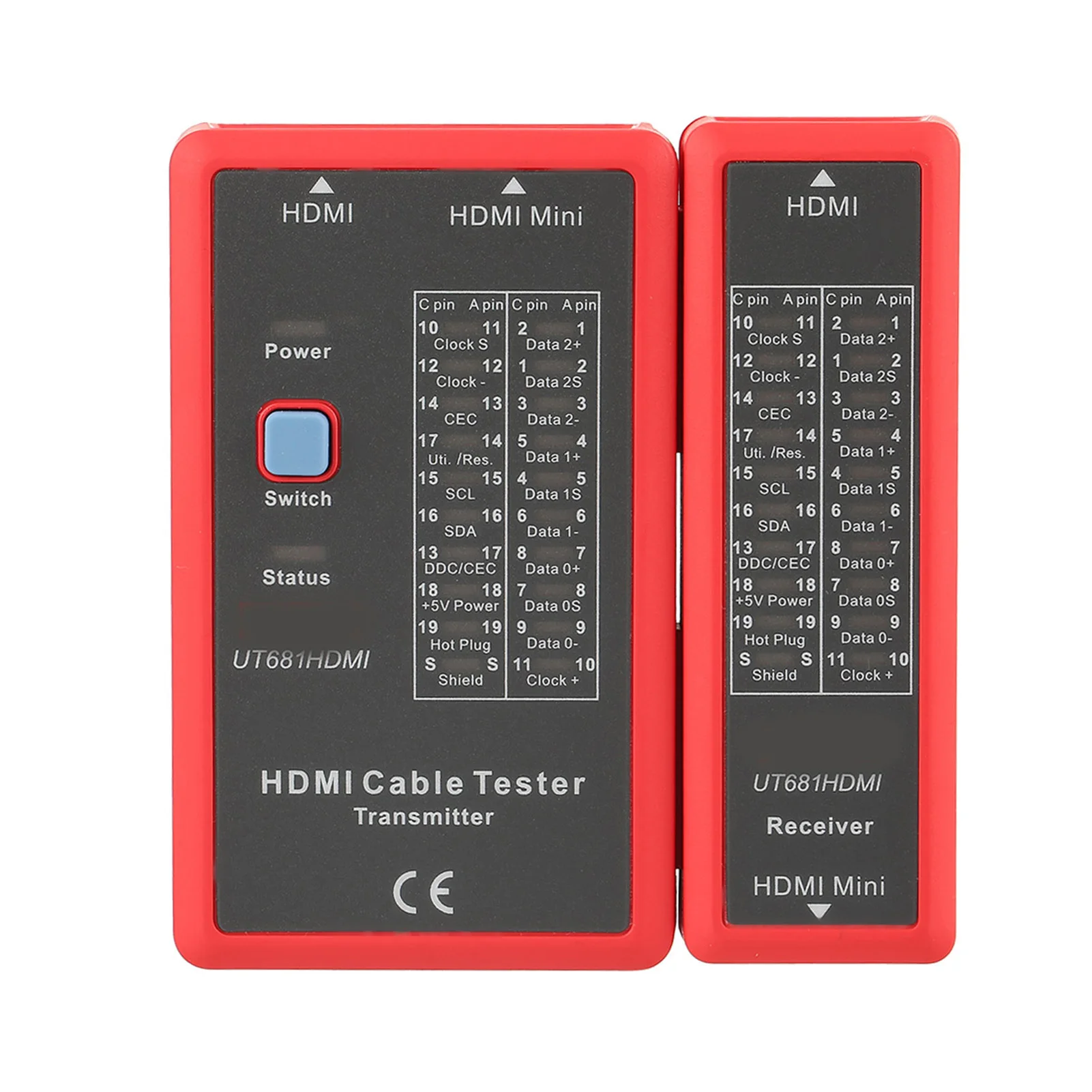 Cable Tester HDMI MINI-HDMI UT681 Data 20LED Status Indictor
